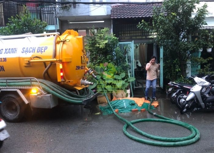 Hút bể phốt tại Hoa Lư