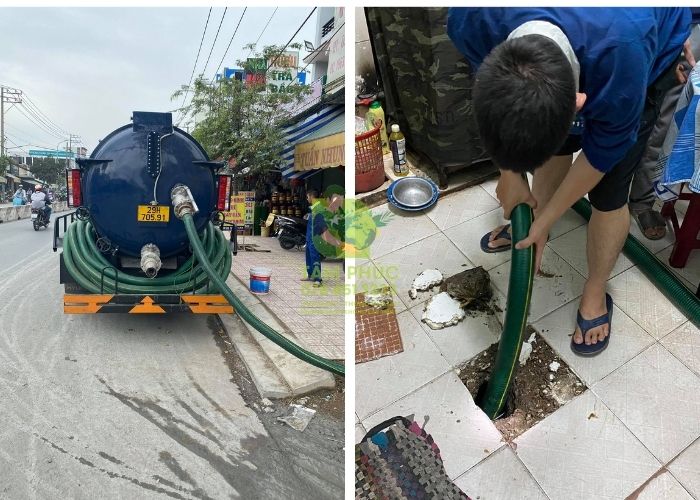 Hút bể phốt tại Lạng Giang