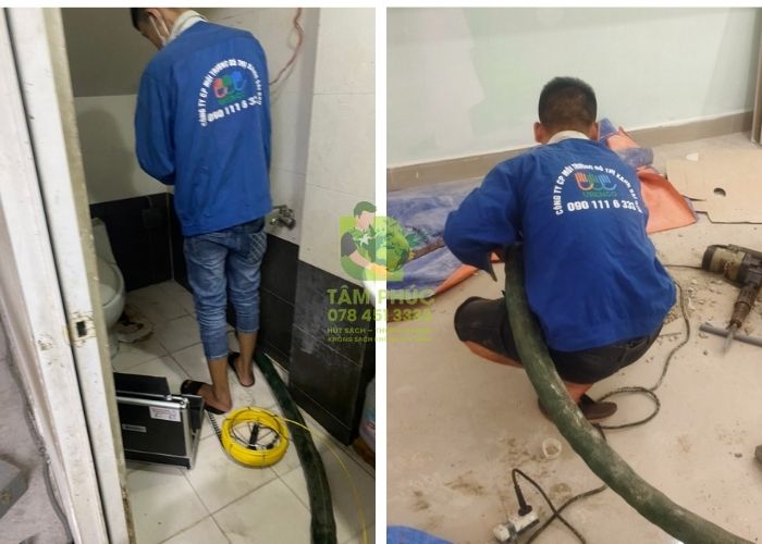 Hút bể phốt tại Lục Nam