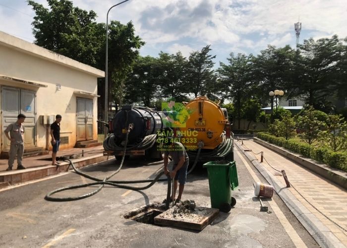 Hút bể phốt tại Lục Ngạn