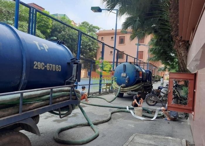Hút bể phốt tại Lục Ngạn