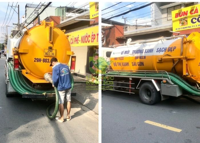 Hút bể phốt tại Nguyên Bình