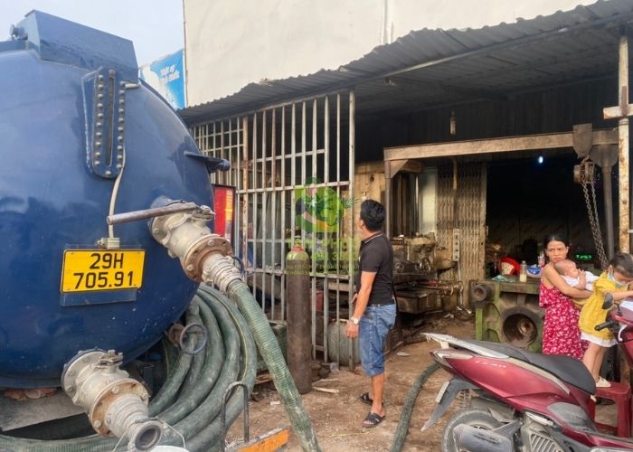Hút bể phốt tại Phù Cừ