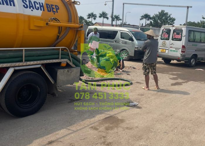 Hút bể phốt tại Phú Lương