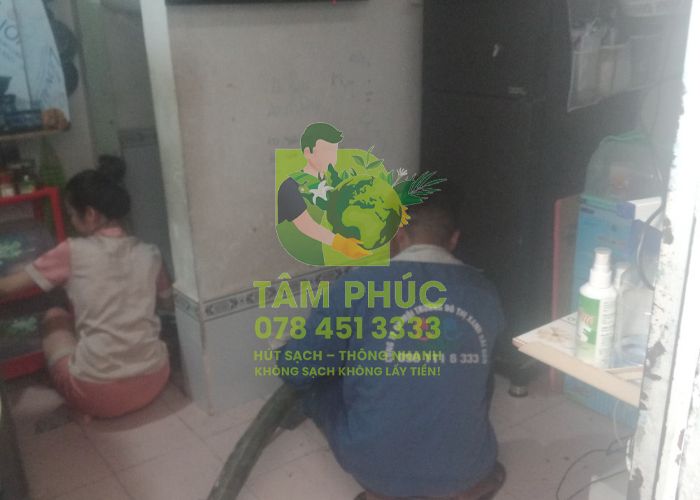 Hút bể phốt tại Sông Công