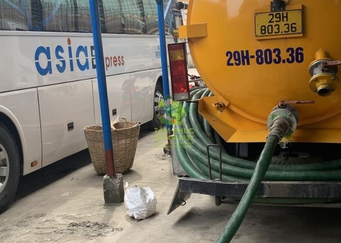 Hút bể phốt tại Tân Yên - Khách hàng yên tâm tuyệt đối 2 Hút bể phốt tại Tân Yên