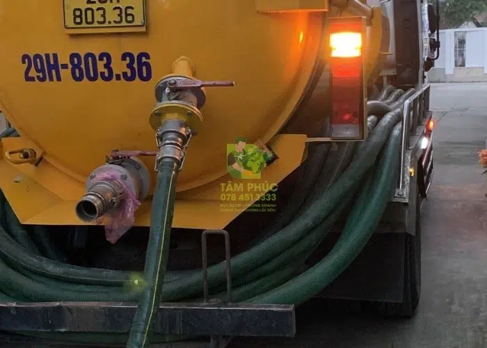 Hút bể phốt tại Tân Yên - Khách hàng yên tâm tuyệt đối 5 Hút bể phốt tại Tân Yên