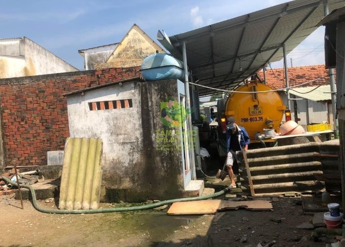Hút bể phốt tại Tân Yên