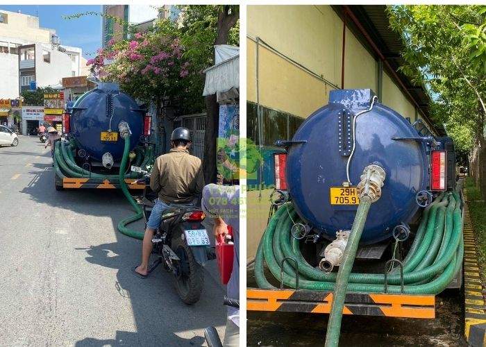Hút bể phốt tại Thạch An 