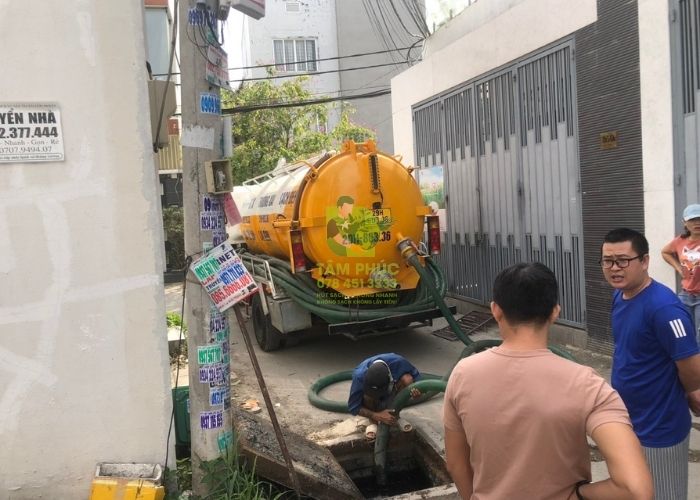 Hút bể phốt tại thị xã Chũ 