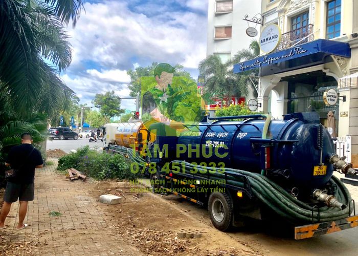 Hút bể phốt tại Võ Nhai 