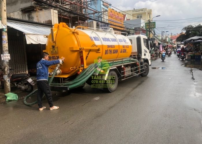 Hút bể phốt tại Yên Mỹ