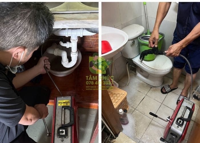 Thông cống nghẹt tại Bình Minh