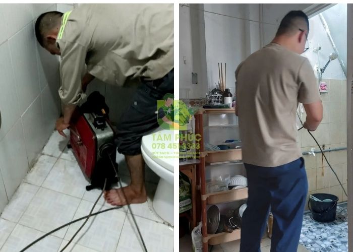 Thông cống nghẹt tại Bình Phước Xuân