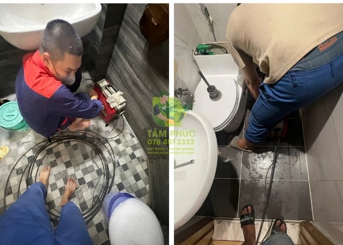 Thông cống nghẹt tại Bình Phước Xuân