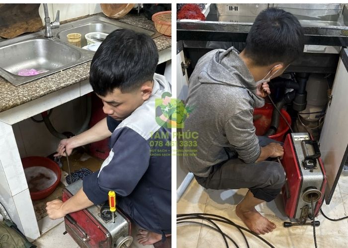Thông cống nghẹt tại Long Châu