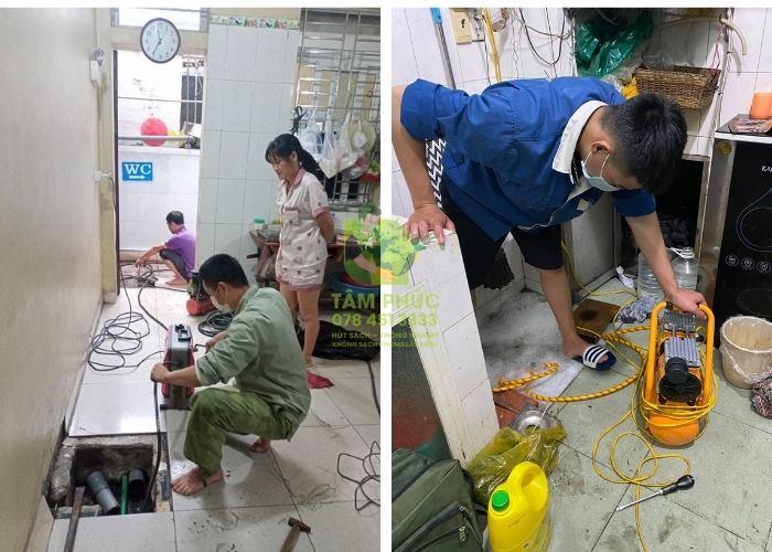 thông cống nghẹt tại Phước Hậu