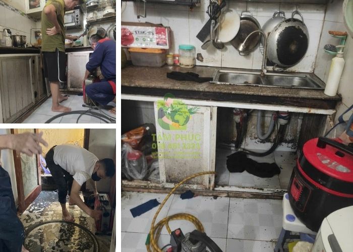 Thông cống nghẹt tại Quới An