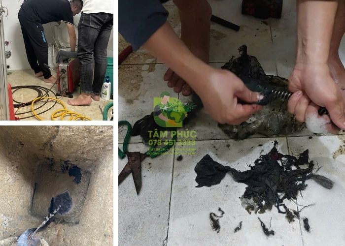 Thông cống nghẹt tại Quới An