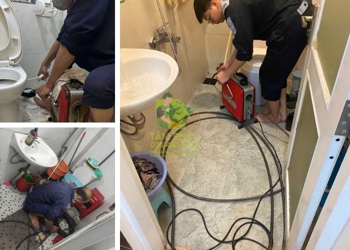 Thông cống nghẹt tại Quới An