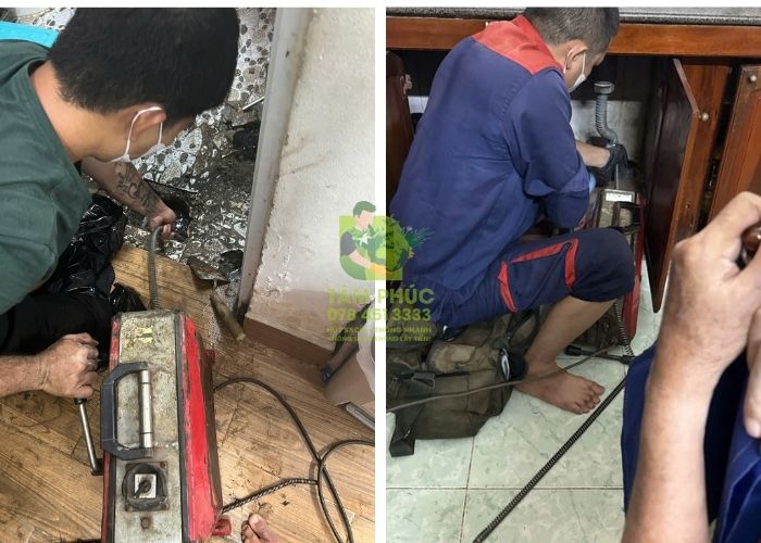 Thông cống nghẹt tại Tân Long Hội