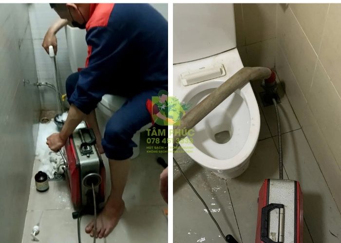 Thông cống nghẹt tại Trà Côn