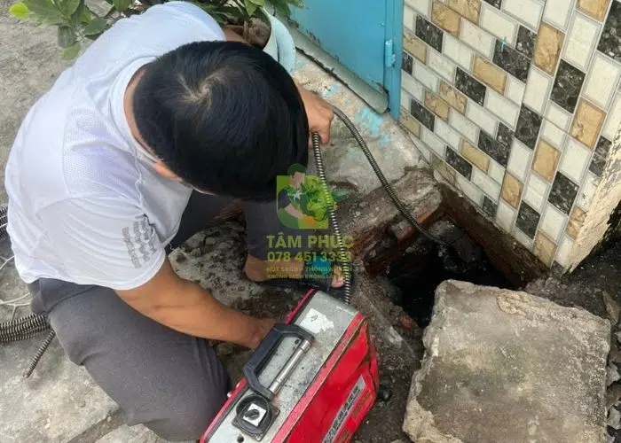 Thông tắc cống tại Đại Từ