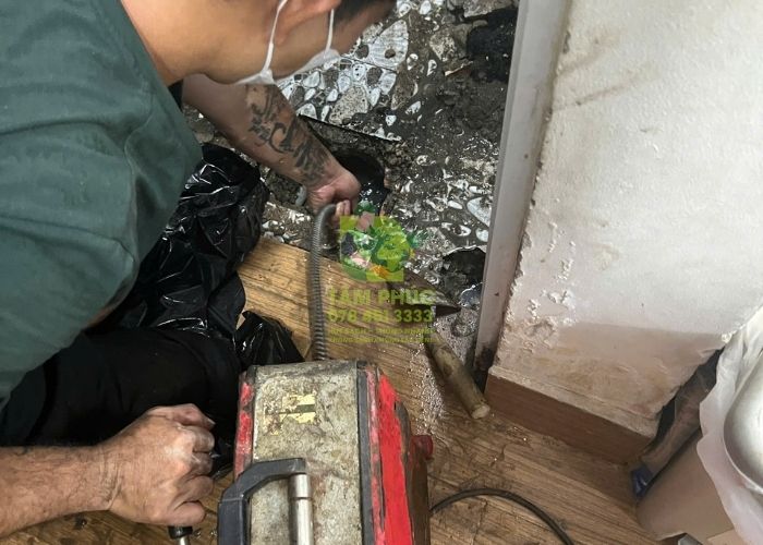 Thông tắc cống tại Đồng Hỷ