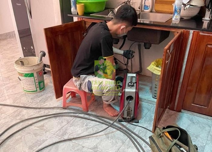 Thông tắc cống tại Đồng Hỷ