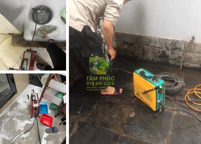Thông tắc cống tại Kim Động