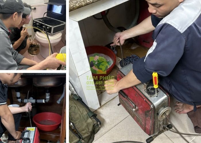 Thông tắc cống tại Phù Cừ