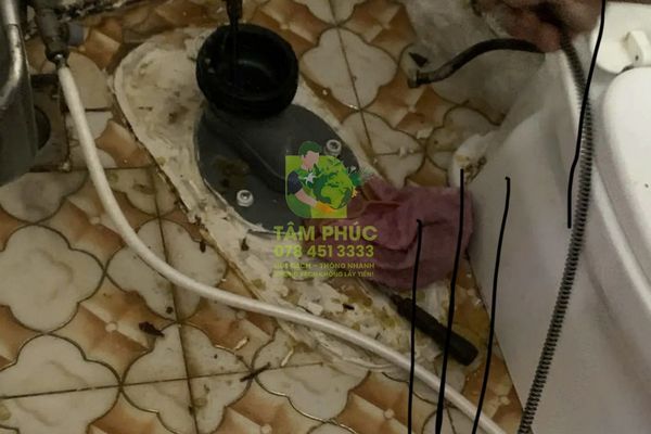 Thông bồn cầu nghẹt tại Cờ Đỏ